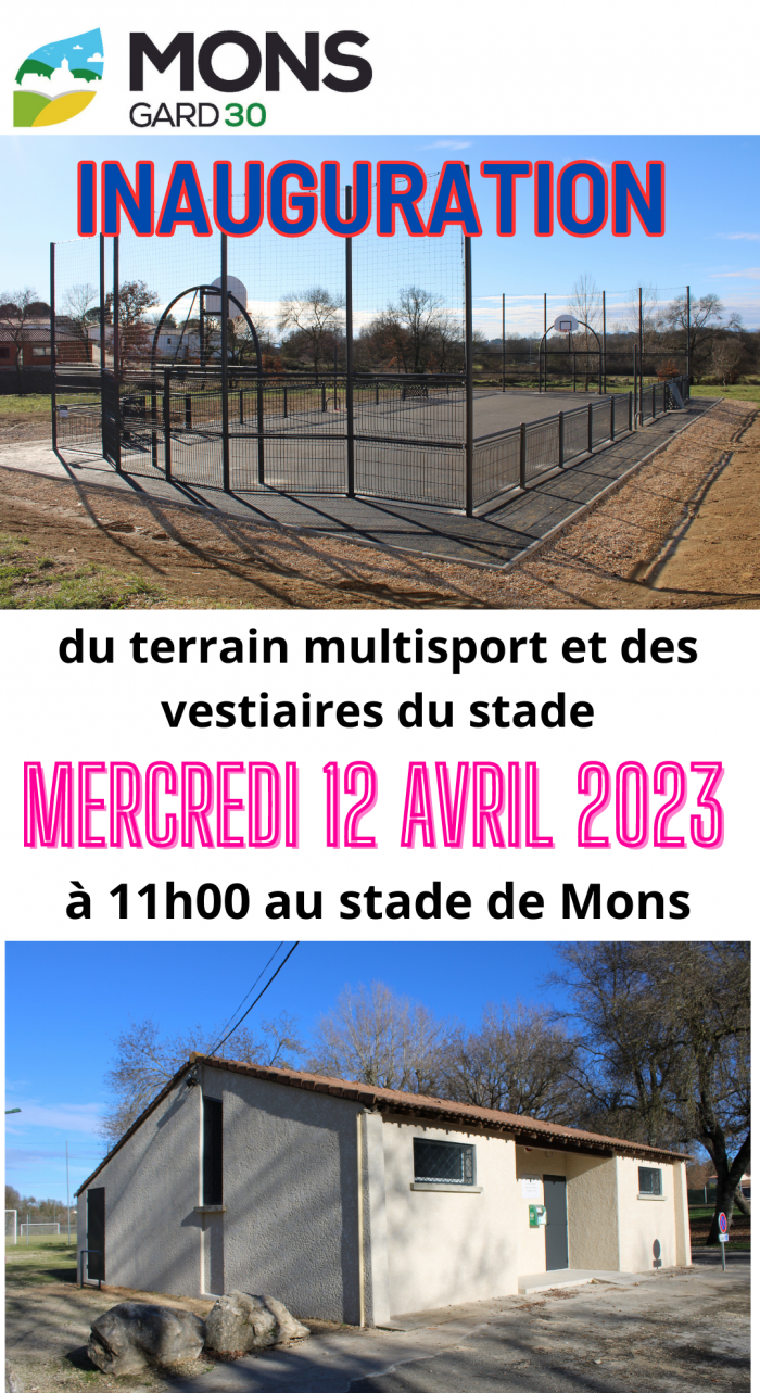 Inauguration Du Terrain Multi Sport Et Des Vestiaires Du Stade